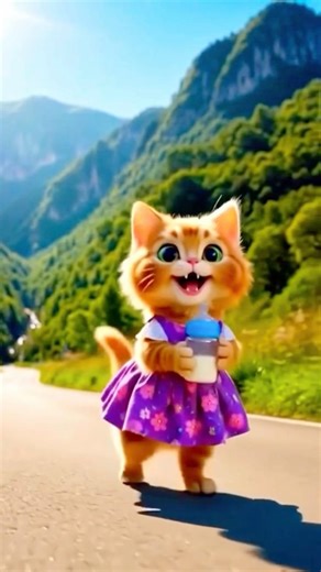 Little Kitten, Big Adventure! 🐾☀️ Meow Mischief Magic!