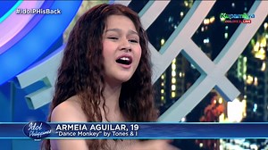 7.4M views · 168K reactions | Idol Hopeful ARMEIA AGUILAR treats the...
