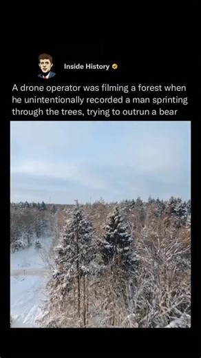 ❤️💯 on Instagram: "A drone pilot’s video of a bear appearing to chase a man through a snowy forest in Moscow has taken the internet by storm 🏃‍♂️🐻 Captured by @smirnov_fpv, the footage shows the beast running behind a man as the drone whizzes past. The pilot, Dima Smirnov, reveals the video is staged as they paid an actor who agreed to run away from the bear. Although the bear was a tamed one, the animal’s owner could not guarantee the safety of the actor due to the bear’s unpredictable natur