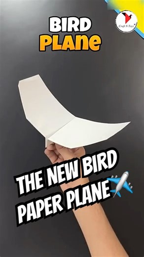 How to make easy Homemade bird plane#diy #paper #origami #craft #craftideas #handmade #shorts