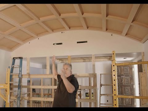 Barrel Vaulted Coffered Ceiling
