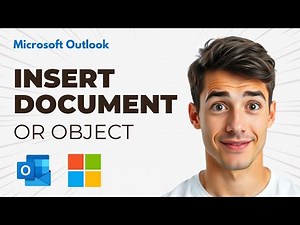 How to insert document or object in the body of email in Outlook