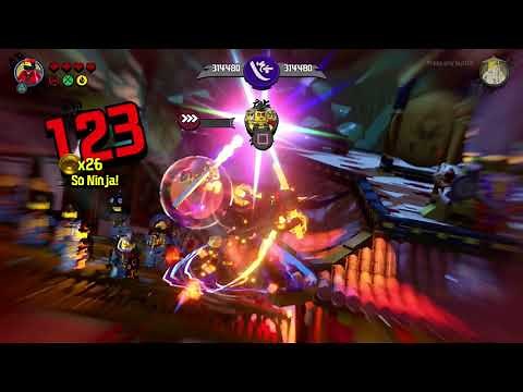 Lego Ninjago Movie Video Game The Dealy Arena Unlock Master Chen, Griffin Turner & Karlof
