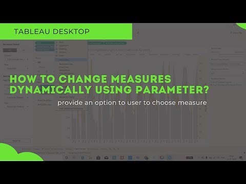 Tableau - how to change measures dynamically using parameters ?