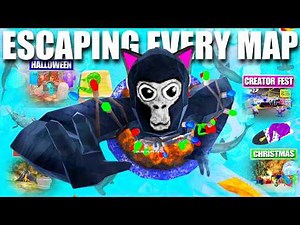 Escaping The Map In EVERY UPDATE In 2025... | Gorilla Tag