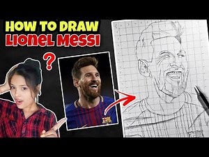 How to draw outline of Lionel messi | Step by Step outline tutorial for beginners