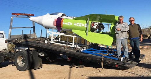 "Mad Mike" dies in rocket crash