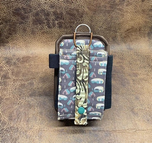 Scanner/phone Holder "style 2" Belt Clip, ID Holder, Elastic, and Snap. Designed to Fit New Postal Scanners. (camping-1) - Etsy