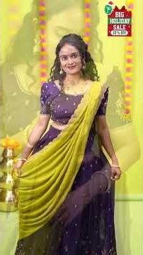 HALF SAREE | TRADITIONAL WEAR | POP | POTHYA