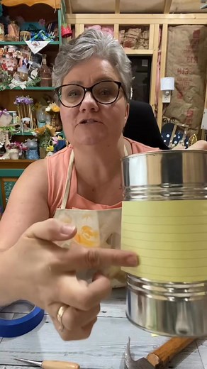 Tin can patriotic flag lantern Part 3 | Susie’s Simply Handmade | Facebook