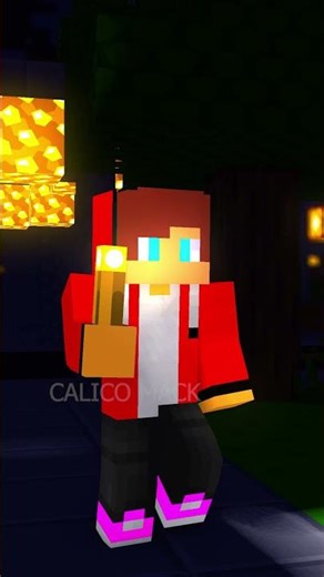 JJ is Scared of the Dark - Maizen Minecraft Animation #minecraft