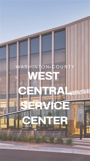 We dusted off our Lincoln Log building skills for this one 🪵 Introducing: The Washington County, MN Government Central Service Center. This beautiful mass timber project was created with sustainability and history in mind, providing a low-carbon alternative to traditional building materials and tying back to Washington County's history of milling along the St. Croix River. This 30,000 SF project features a license center, central services, homelessness intervention program services, a public he