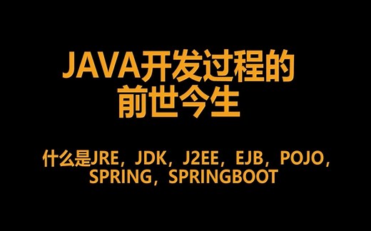 Java开发过程的前世今生（什么是J2EE、EJB、pojo、spring）
