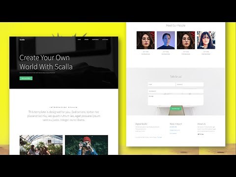How To Create Complete Responsive Website Using Bootstrap HTML CSS - 2021