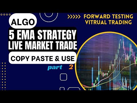 5 EMA Strategy Algo Part 2 | Algo Live Trade | Fyers API V3 Algo Trading