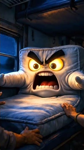 Train travel hai ya jaan ki jang re😂#shorts #ai #train