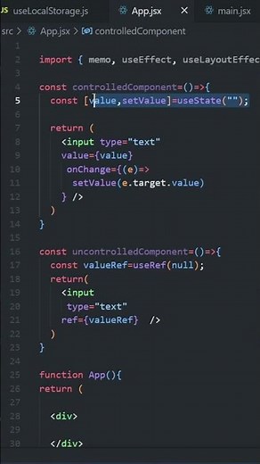 Controlled & UnControlled Component in React JS #reactjs