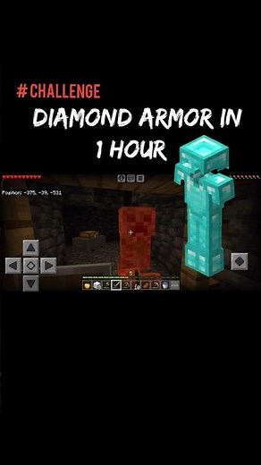Part 1,Diamond armor in one hour💎