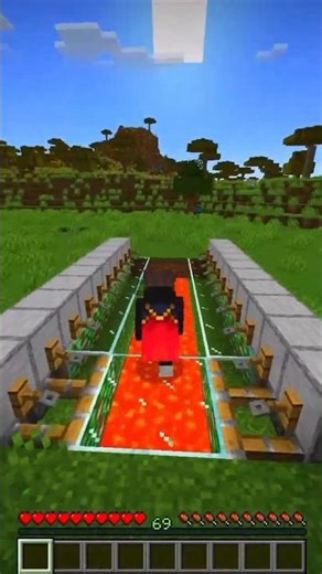 Built A Lava Bridge In Minecraft, Minecraft Me Lava pull banaya.#minecraft