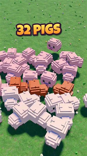 1 pig... 1,000 pigs 🐷 wait for the end