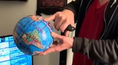 How a flat earther invented his own map and proved the globe works