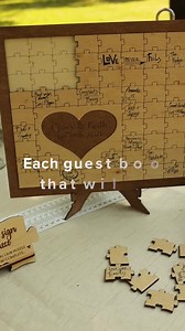Wedding Guest Book Alternative Wood Guest Book Sign, Custom Puzzle Guest Book, Rustic Guest Book Wood Signs, Wooden Guest Book Wedding Decor - Etsy