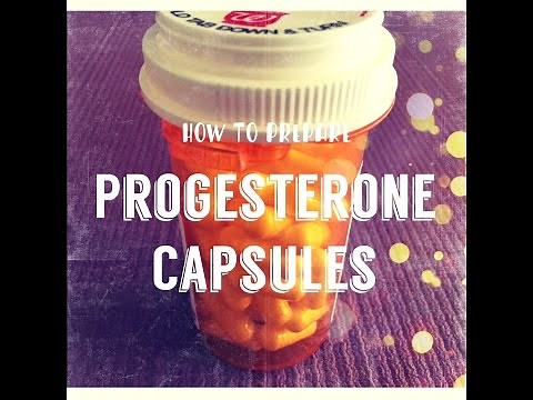 How to Prepare Progesterone Capsules