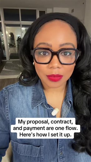 Automated proposal contract payment flow with one-click client onboarding. The right proposal software for service providers like Dubsado or HoneyBook automation stops manual onboarding completely and lets client onboarding automation handle everything from yes to paid with zero manual steps. Free live business consulting for service-based business owners, service providers, coaches, and consultants. Fridays @ 6:30 pm ET. Message me to register. #clientproposal #businessautomation #serviceprovid