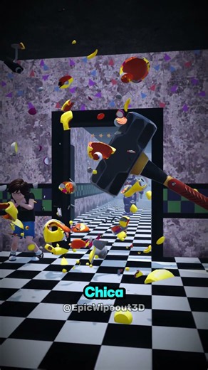 AHHH! Springtrap Jumpscare & Giant Hammer MASSACRE! 😱 FNAF 3D #fnaf #3danimation #freddy