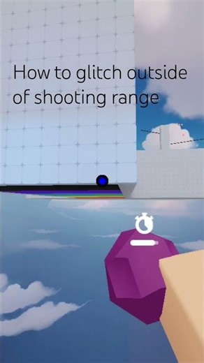 how to glitch outside of shooting range on rivals