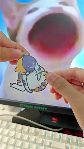 Naughty Cat Keychain: Cute and Creative Accessory