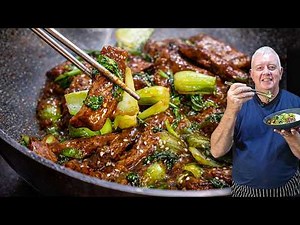 BETTER Than Takeout Garlic Ginger BEEF (15 Minute Stir Fry)