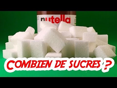 Combien y a t-il de SUCRE dans vos aliments ?