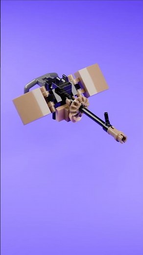 LEGO Heavy Machine Gun 🔥 MOC Mini Bricks Weapon Build
