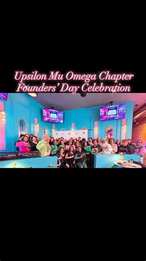 💚💕✨ Founders’ Day Celebration ✨💕💚 The Upsilon Mu Omega Chapter gathered for a beautiful evening honoring 118 years of legacy and the vision of our beloved founders during a Founders’ Day celebration open to the public. Joined by community members, the night was filled with laughter, fellowship, and fun. It was a true reflection of the timeless principles of service, sisterhood, and excellence that continue to guide our work. We were proud to host our celebration at Summer of ’85, a Black-own