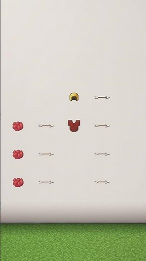 Minecraft:Iron Man Armor Tutorial🔥#minecraft #marvel