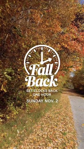 Daylight savings time ends on Sunday November 2nd at 2am. Don’t forget to set your clocks back. #harrisburgillinois #FALLBACK #November #HereInHBG | Harrisburg, Illinois - Gateway to the Shawnee National Forest