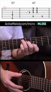 Acoustic delta blues played fingerstyle on guitar (tab included) #guitartabs #guitarlesson | ActiveMelody Guitar Lessons