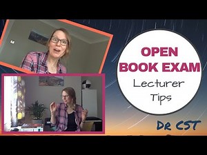 OPEN BOOK EXAM Lecturer Tips!