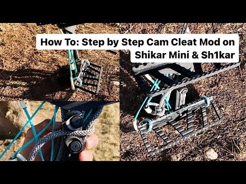 Cam Cleat Climbing Stick Mod | How To Install a Cam Cleat for One Sticking | Sh1kar & Shikar Mini