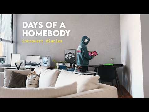 calm summer days alone as a homebody ☁️☕️ introvert diaries
