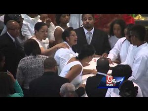 Overwhelming grief at funeral of teen killed riding bike