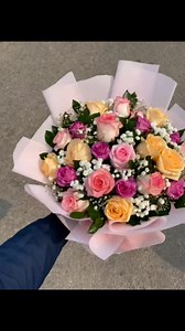 Exquisite multi-colored roses bouquet 🏵️🔥 Order now🔥 | Flowers Pick
