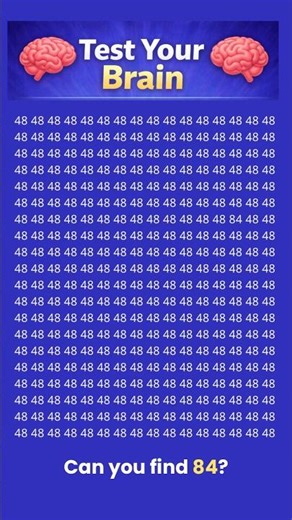 Can you find 84 in 48? 👀