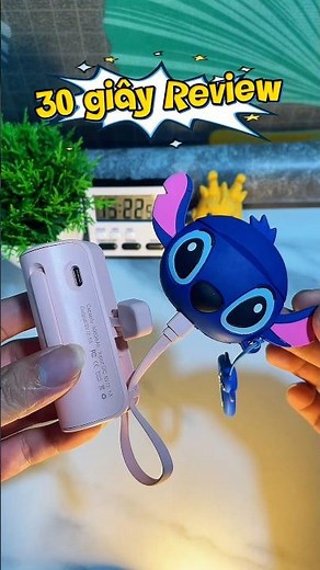 Review Sạc dự phòng mini