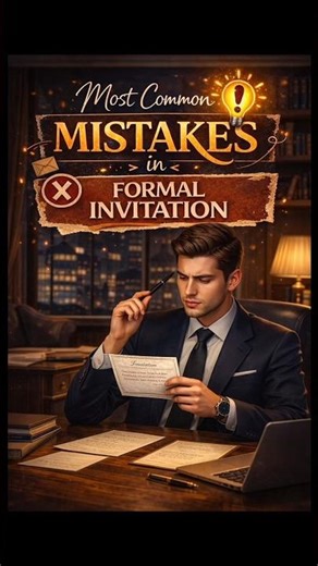 Before Your English Exam, Watch This! Formal Invitation Tips