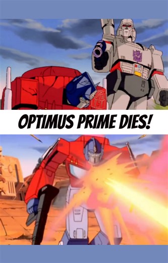 What did you guys think of the death of Optimus Prime as it was depicted in the 1986 Transformers movie? #transformers #optimusprime #megatron #easteregg #spoiler #eighties #80s #80scartoons #80snostalgia #saturdaycartoons #saturdaymorningcartoons | Rare Action Figures