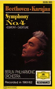 Beethoven - Berlin Philharmonic Orchestra, Karajan - Symphony No. 4 / »Egmont« Overture