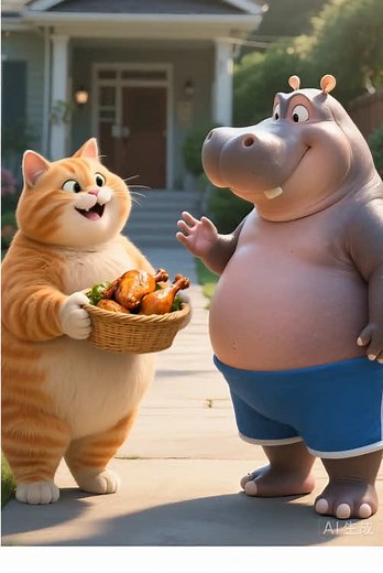 Cute Cat Cartoons: AI-Generated Feline Adventures
