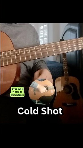 Cold Shot SRV Easy Blues Guitar Tutorial